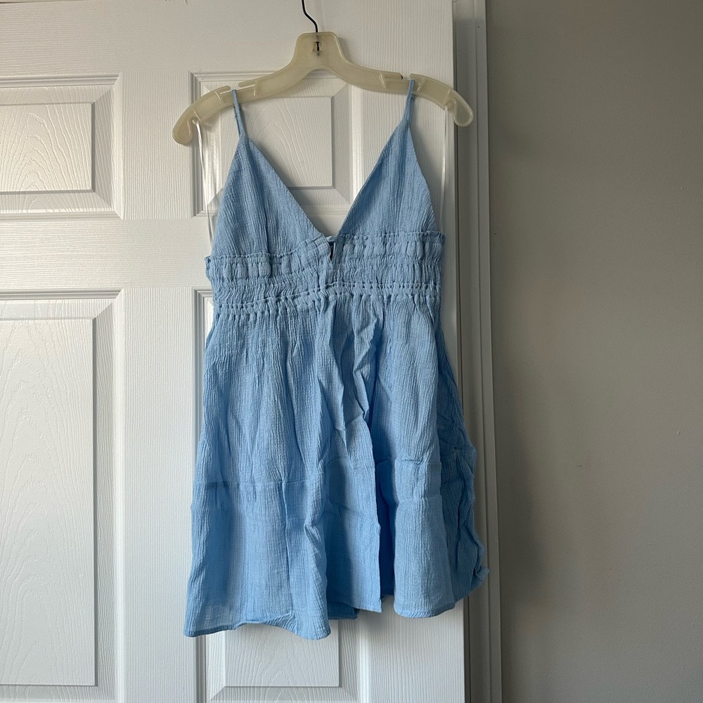 Light blue mini dress size medium